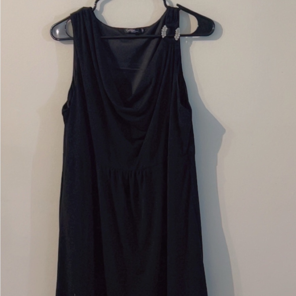 George Black Sleeveless Wedding Dress